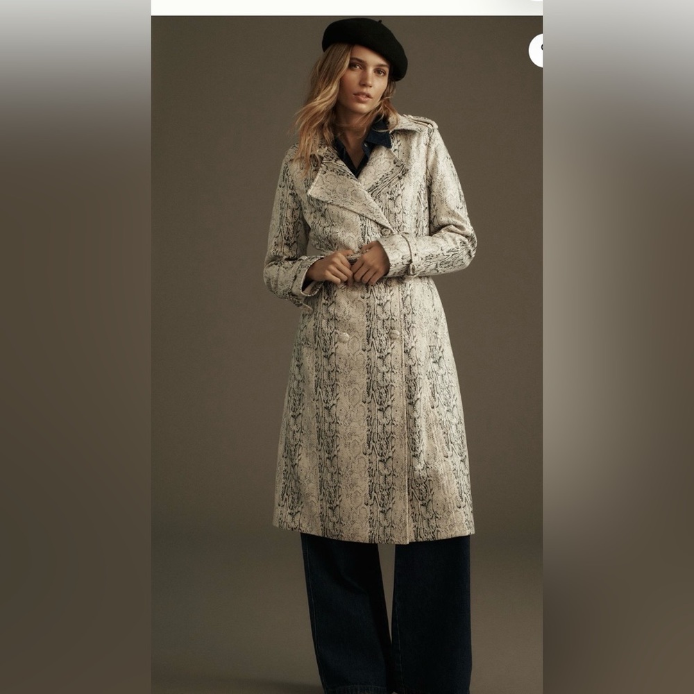Anthropologie Avec Les Fils trench coat xs-s worn once